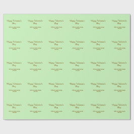 Citrus green brown happy Valentine's day simple  Presentpapper