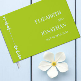Citrus Green & Coastal Blue Wedding Gästböcker