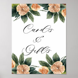 Citrus Greenery | Kort- och presentkort Poster