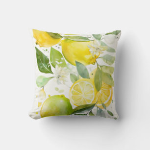 Citrus greenery kudde