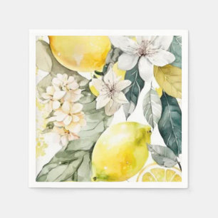 Citrus greenery pappersservett