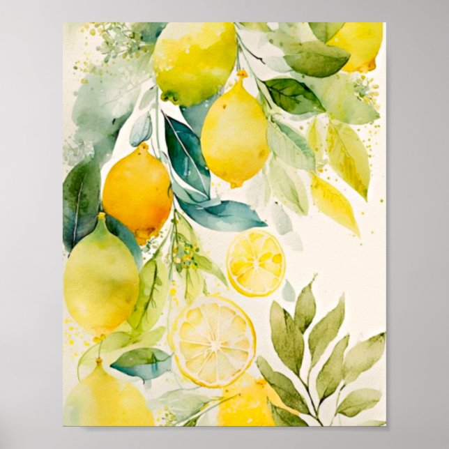 Citrus greenery poster (Framsidan)