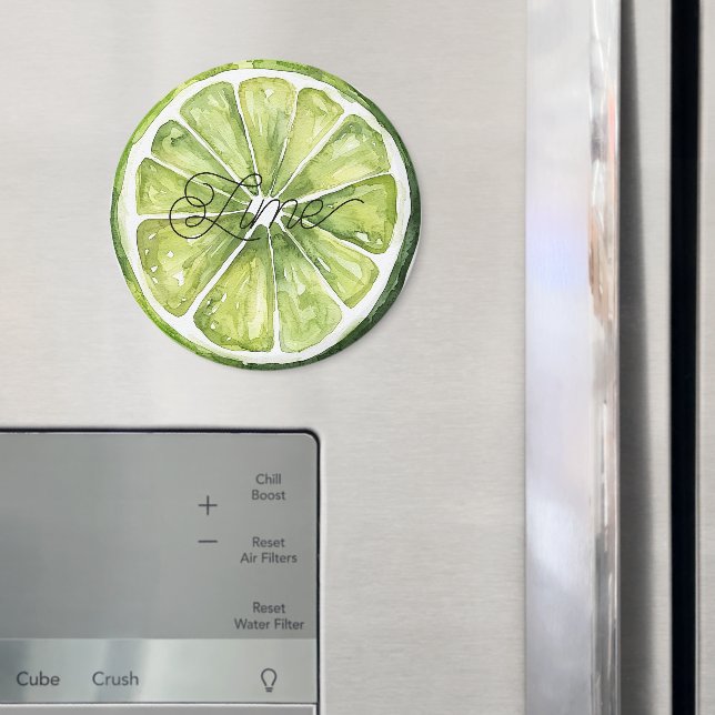 Citrus Grön Lime Frukt Magnet (In Situ (Fridge))