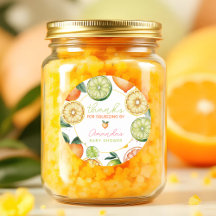 Citrus Har Real Watercolor Fruit Baby Shower