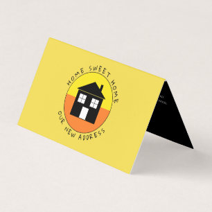 Citrus House-Logotyp, byte av Adress-kort Visitkort