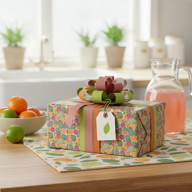 Citrus i dämpade toner  presentpapper (Skapare uppladdad)
