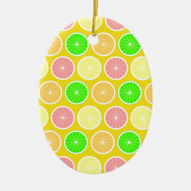 Citrus Julgransprydnad Keramik (Framsidan)