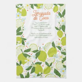 Citrus Kitchen Tea Towel - Recept Design Kökshandduk