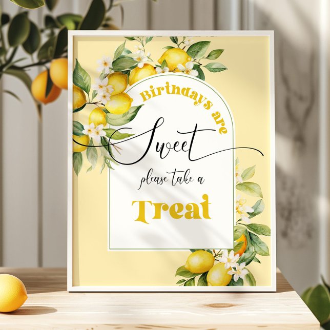 Citrus lemon Birthdays är söta. Poster (Skapare uppladdad)