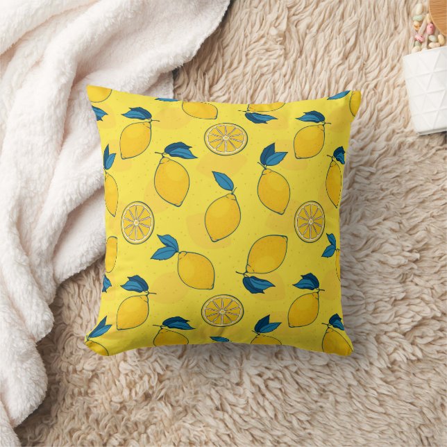Citrus Lemon, färsk Kudde (Filt)