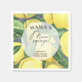 Citrus Lemon - Mamma huvudsakligen klämmande babyd Pappersservett