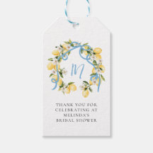 Citrus Lemon Monogram-Möhippa för huvudsaksundersö