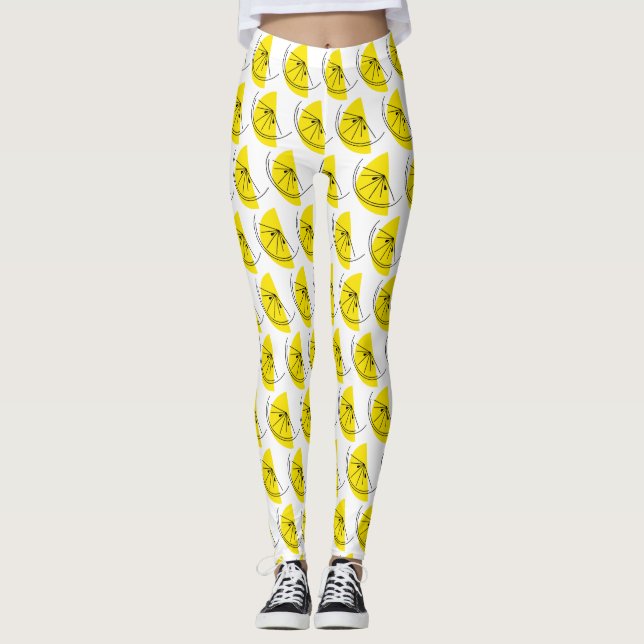 Citrus Lemon Multi leggings (Framsida)