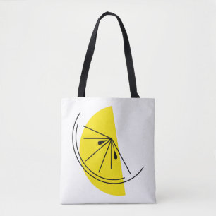 Citrus Lemon över hela världen Tygkasse