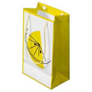 Citrus Lemon-presentpåse, liten gult