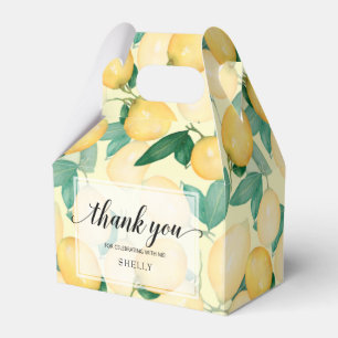 Citrus Lemons Greenery Tack Presentaskar