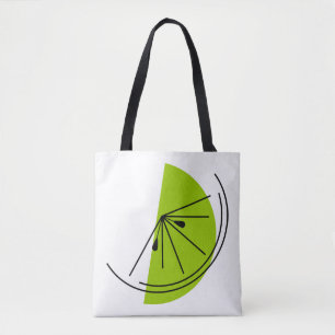 Citrus Lime hela tiden Tygkasse