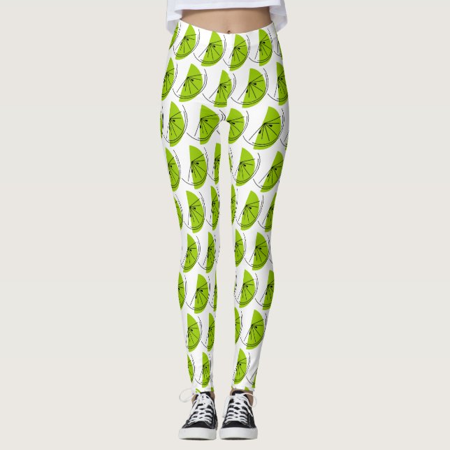 Citrus Lime Multi leggings (Framsida)