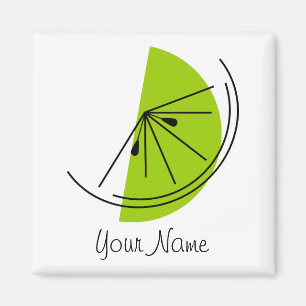Citrus Lime Namn magnet2 Magnet