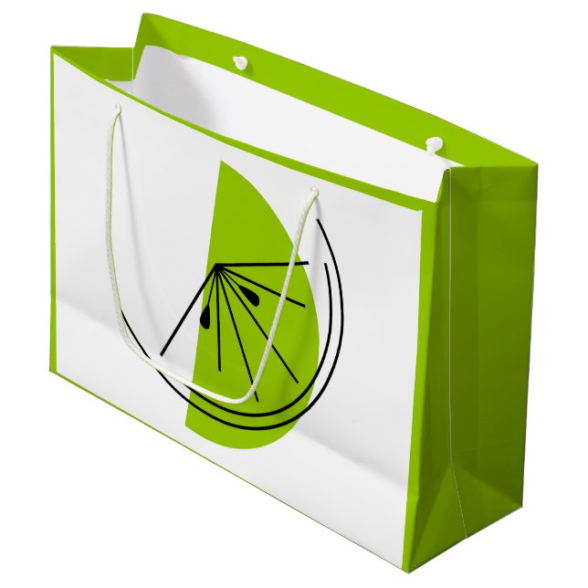 Citrus Lime-presentsäck, stor kalk (Framsidan Vinklad)
