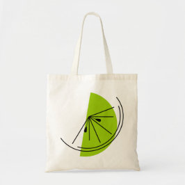 Citrus Lime tote bag Tygkasse