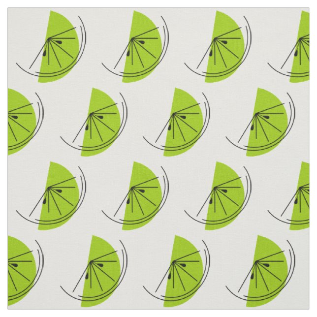 Citrus Lime-tyg Tyg (Provkarta)