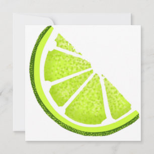 Citrus Lime Wedge Slice Kort