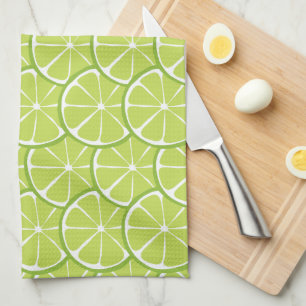 Citrus limefruktkökshandduk för sommar kökshandduk