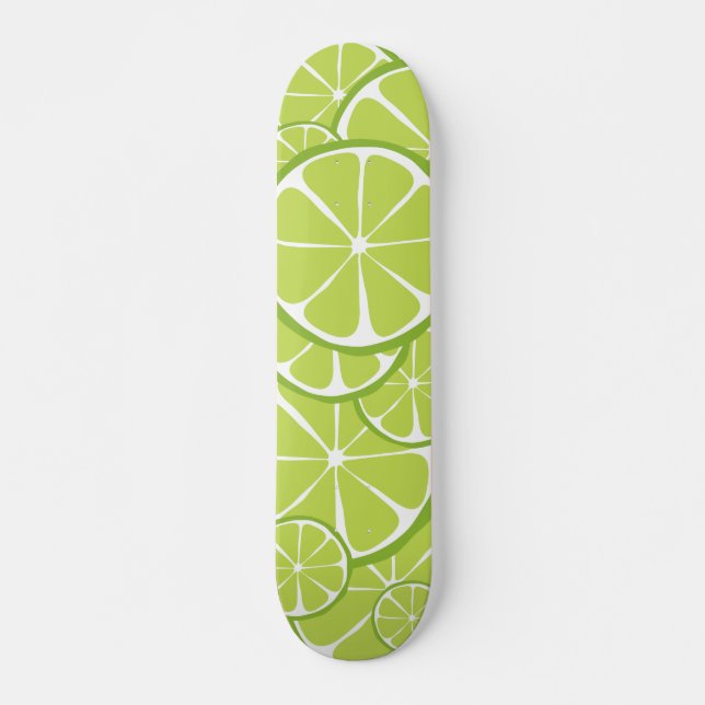Citrus limefruktSkateboard för sommar Mini Skateboard Bräda 18,5 Cm (Framsida)