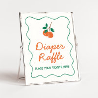 Citrus Little Cutie Baby Shower Raffle