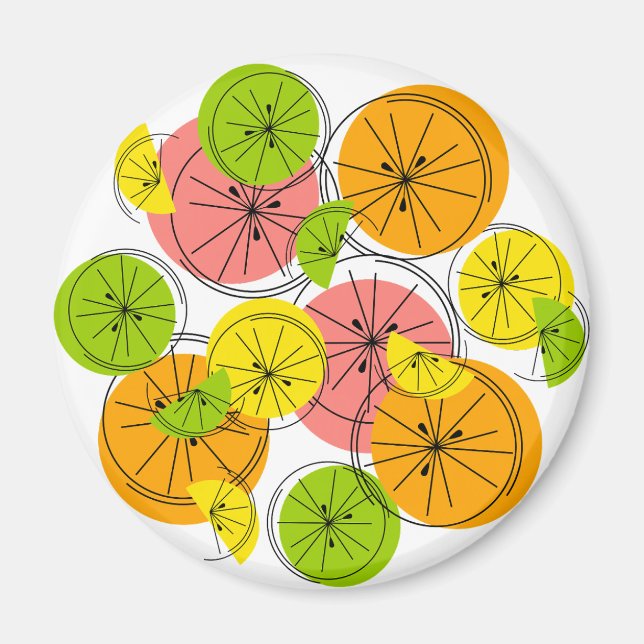 Citrus magnet round (Framsidan)
