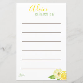 Citrus Mamma, Citrus Gult to be Advice Cards