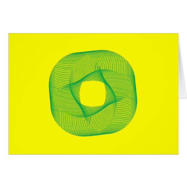 citrus mandala hälsningskort (Framsidan Horizontal)