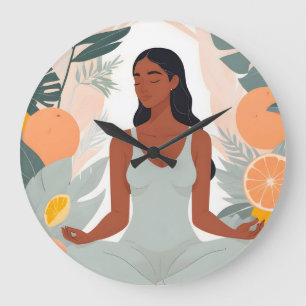 Citrus Meditation Stor Klocka