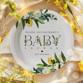 Citrus Mediterranean Botanical Baby Shower