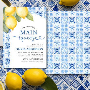 Citrus Mediterranean Main Squeeze Möhippa Inbjudningar