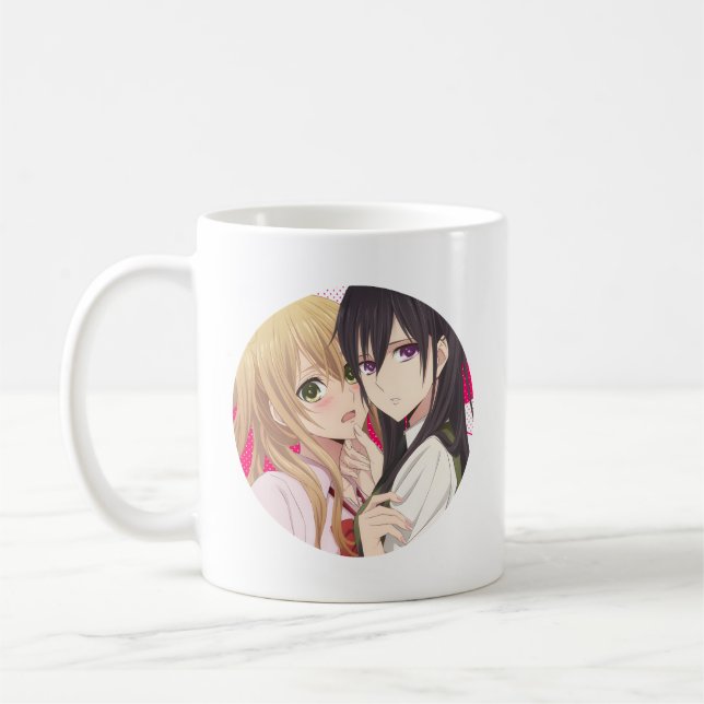 Citrus | Mei x Yuzu | Yuri Anime Manga | Kaffemugg (Vänster)