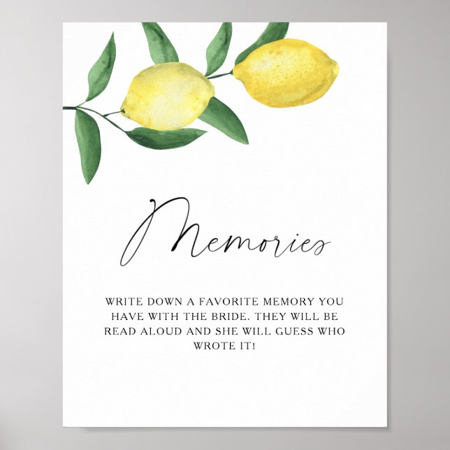 Citrus - minnen med bruden poster (Framsidan)