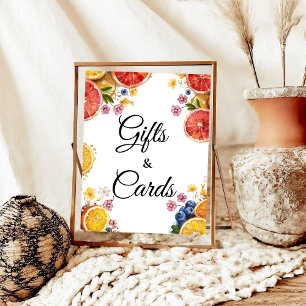 Citrus Möhippa Gifts & Cards Bord Sign Poster