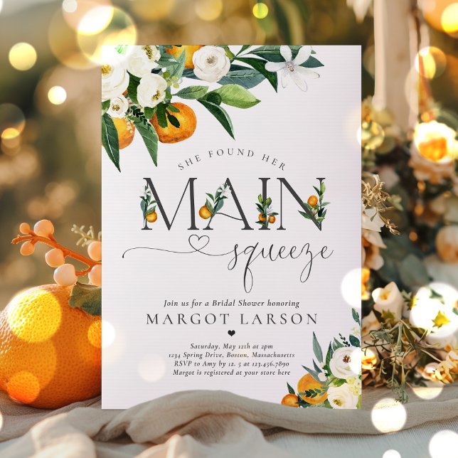 Citrus Möhippa... Hon hittade sin huvudsäck Inbjudningar (Skapare uppladdad)