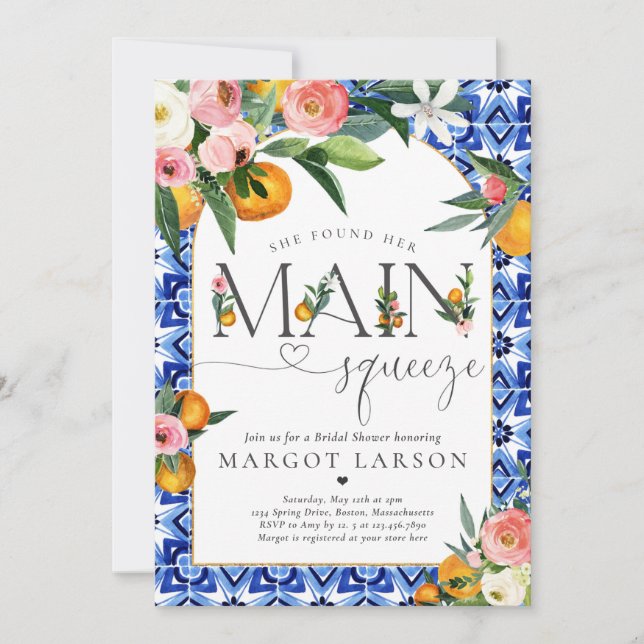 Citrus Möhippa, hon hittade sin huvudsakliga säck  Inbjudningar (Framsida)