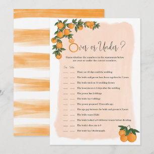 Citrus Möhippa-spel över eller under Orange