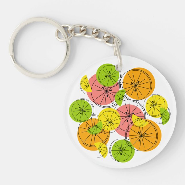 Citrus Monogram-kretscirkel dubbla vid sida (Framsidan)