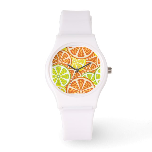 Citrus Mönster 2 Armbandsur (Framsida)