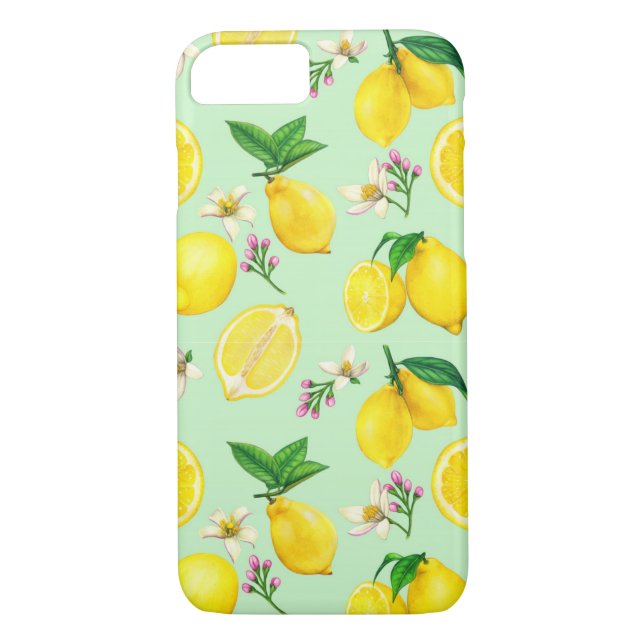 Citrus Mönster Case-Mate iPhone Skal (Baksida)