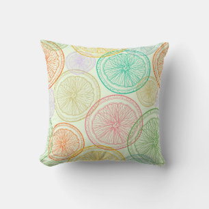Citrus Mönster Kudde