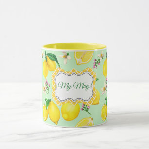 Citrus Mönster Mugg