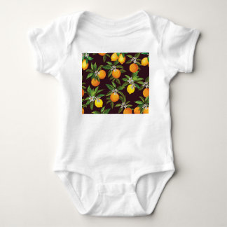 Citrus Mönster, Vintage Lemons Orange. T Shirt