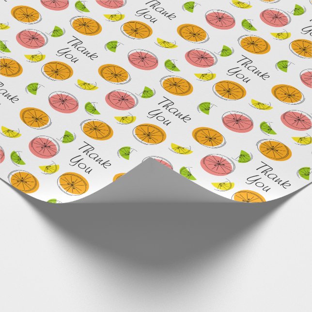 Citrus Multi Tack Presentpapper (Hörn)