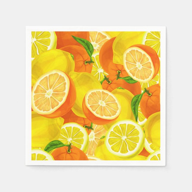 Citrus Napkins Pappersservett (Framsidan)